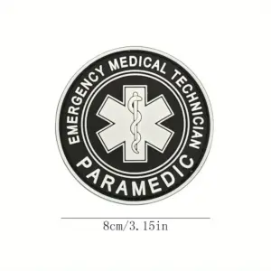 Emergency Medical Paramedic PVC Patch in 5 Colors 11 Sdac72d396afb43bd8f0c5a2e5156e7610