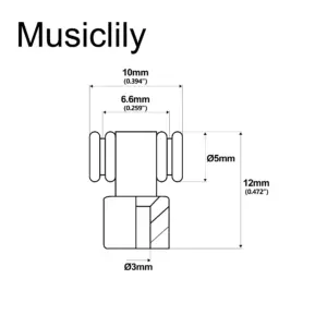 Steel Roller String Guides for Strat/Tele Guitars 10 Sdb0bfe8ea8bc409faa07c8637f7411e9L