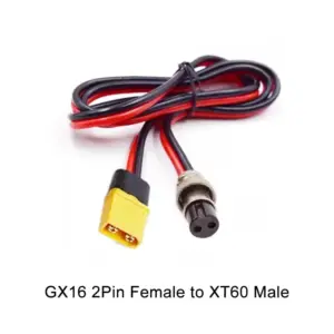 High-Current Power Cable Adapter with XT60 & GX16 Plugs 17 Sdb2980d40d564f8494044970b42c45d69