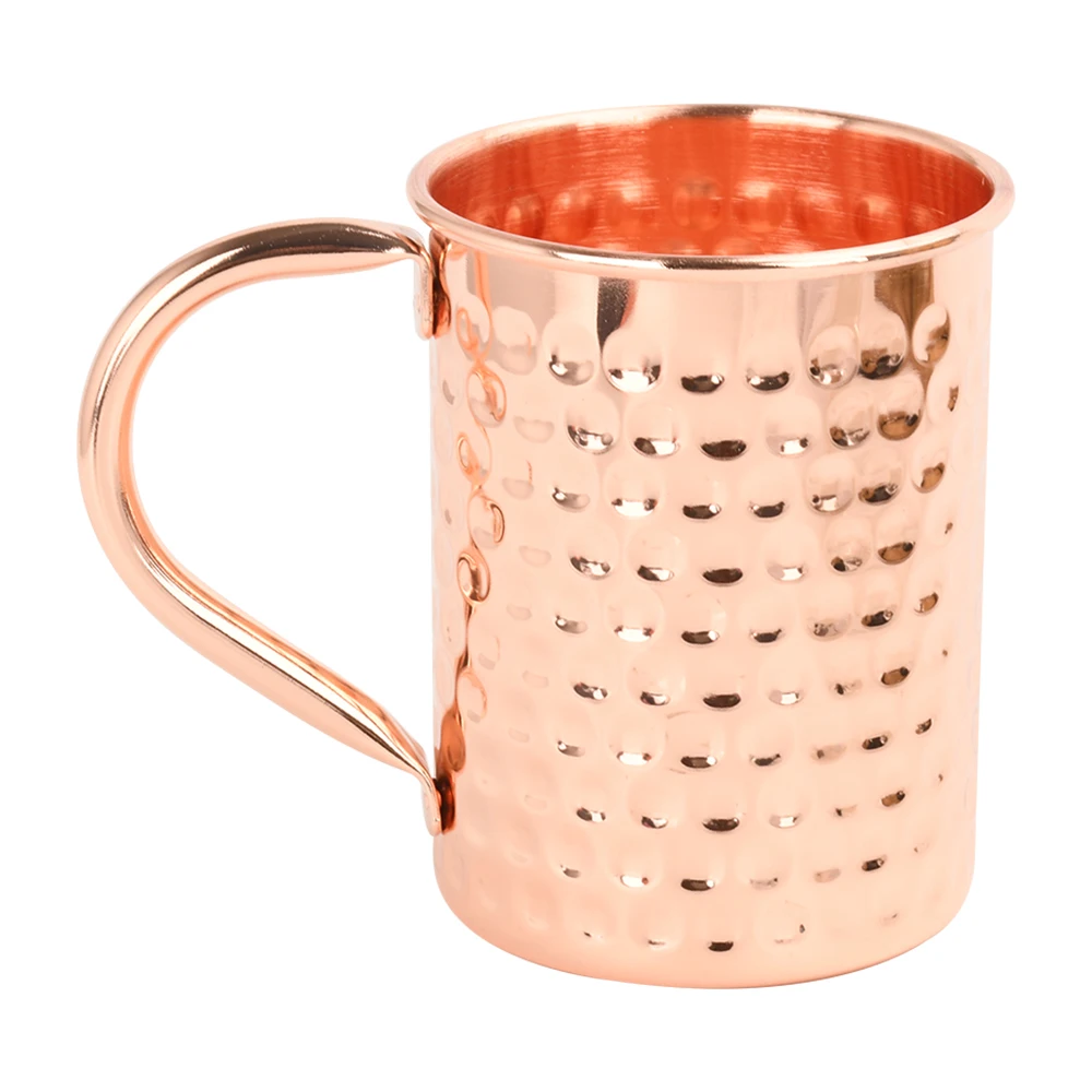 Elegant 450ml Copper Moscow Mule Mug with Stainless Steel Inside 4 Elegant 450ml Copper Moscow Mule Mug with Stainless Steel Inside - Image 4
