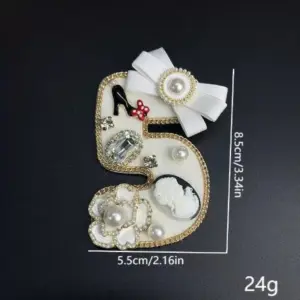 Gold Tone Fashion Brooch with Faux Pearl 17 Sdb58cc584d3142d6be7588ce04424c8fX