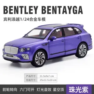 Green Bentley Bentayga 1:24 Diecast Model 16 Sdb7c692478b74013a1d8ff52a9059d36R