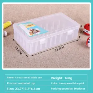 Transparent Sewing Thread Storage Box 14 Sdb87f765019746aab0be8d2bc5ce1604D