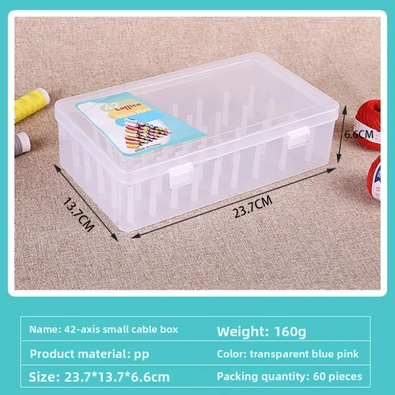 Transparent Sewing Thread Storage Box 6 Transparent Sewing Thread Storage Box - Image 6