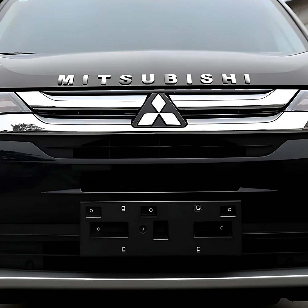 Mitsubishi 3D Front Hood Badge Sticker 35cm 6 Mitsubishi 3D Front Hood Badge Sticker 35cm - Image 6