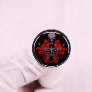 Bold Skull and Rose Lapel Pin 3cm x 3cm 8 Sdb8ca079106e47f68990bfe2d2c7ec4eG 1