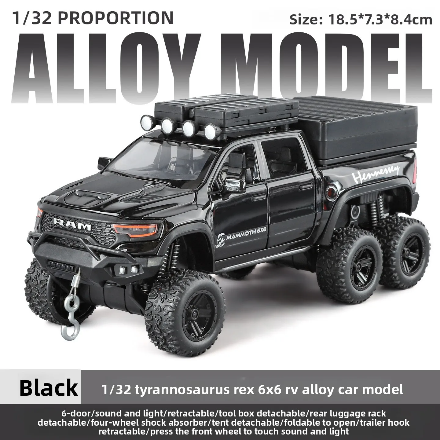 Red RAM 1500 TRX 6x6 Warlord Model 8 Red RAM 1500 TRX 6x6 Warlord Model - Image 8