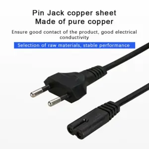 European 0.6m Power Extension Cord with Copper Wire 10 Sdb9f4aef858d410fa4b4273db578502ei