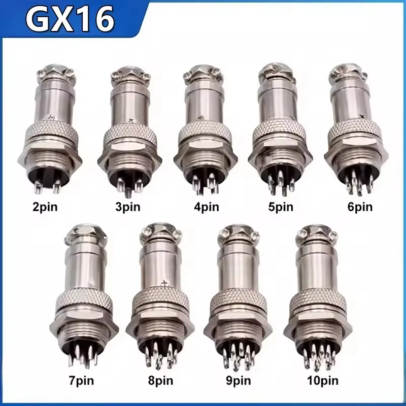 Waterproof GX Circular Connector Set with 2-15 Pins 5 Waterproof GX Circular Connector Set with 2-15 Pins - Image 5