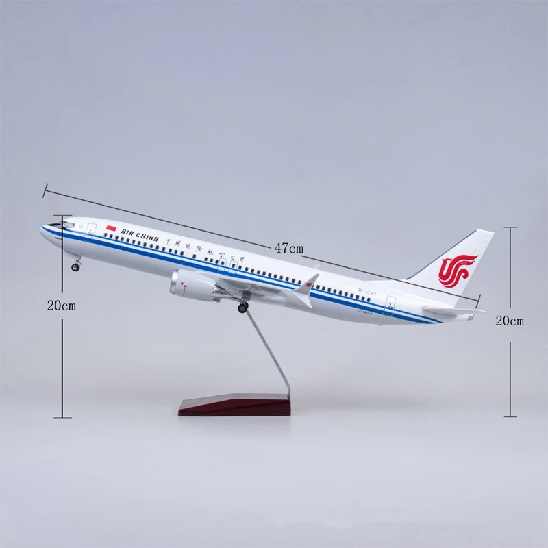 Boeing 737 Max 1/85 Scale Model with LED Light 5 Boeing 737 Max 1/85 Scale Model with LED Light - Image 5