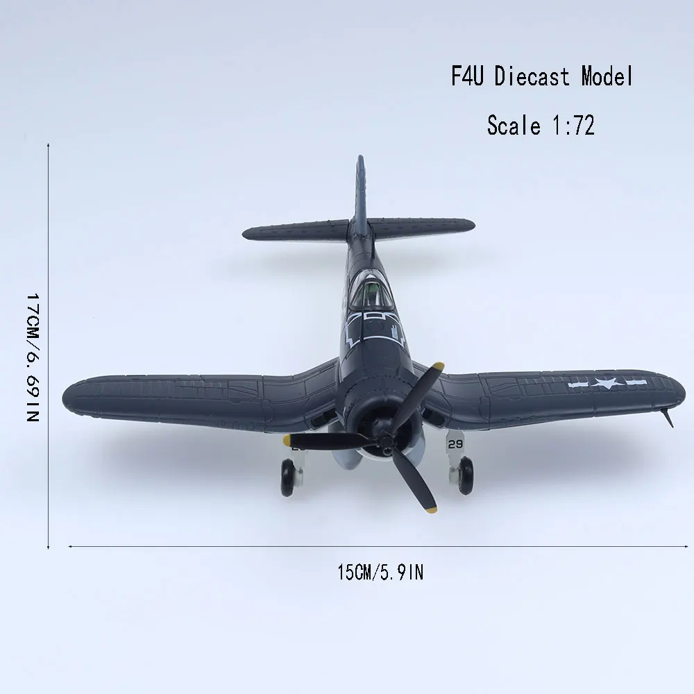 F4U Corsair die-cast military model 1/72 scale 5 F4U Corsair die-cast military model 1/72 scale - Image 5