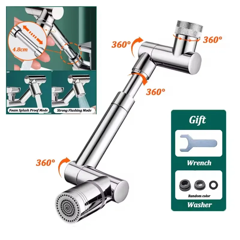 Modern Metal Retractable Kitchen Faucet Extension 7 Modern Metal Retractable Kitchen Faucet Extension - Image 7