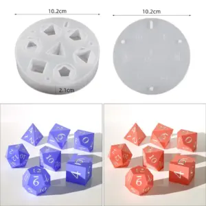 Silicone Polyhedral Dice Mold for Resin Crafts 8 Sdbf7207b6eb147d29d337fef6aeaec8ab