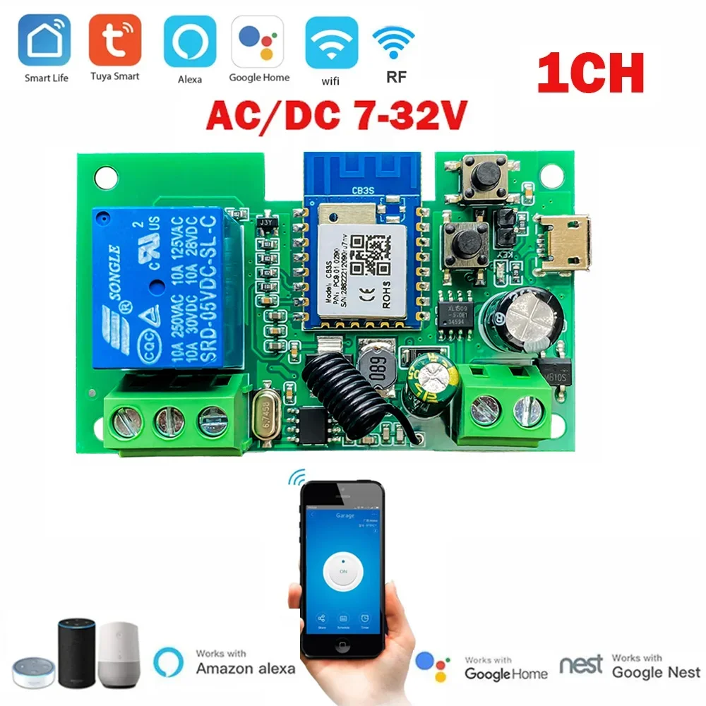 Wi-Fi Smart Garage Opener Switch for Home Automation 3 Wi-Fi Smart Garage Opener Switch for Home Automation - Image 3