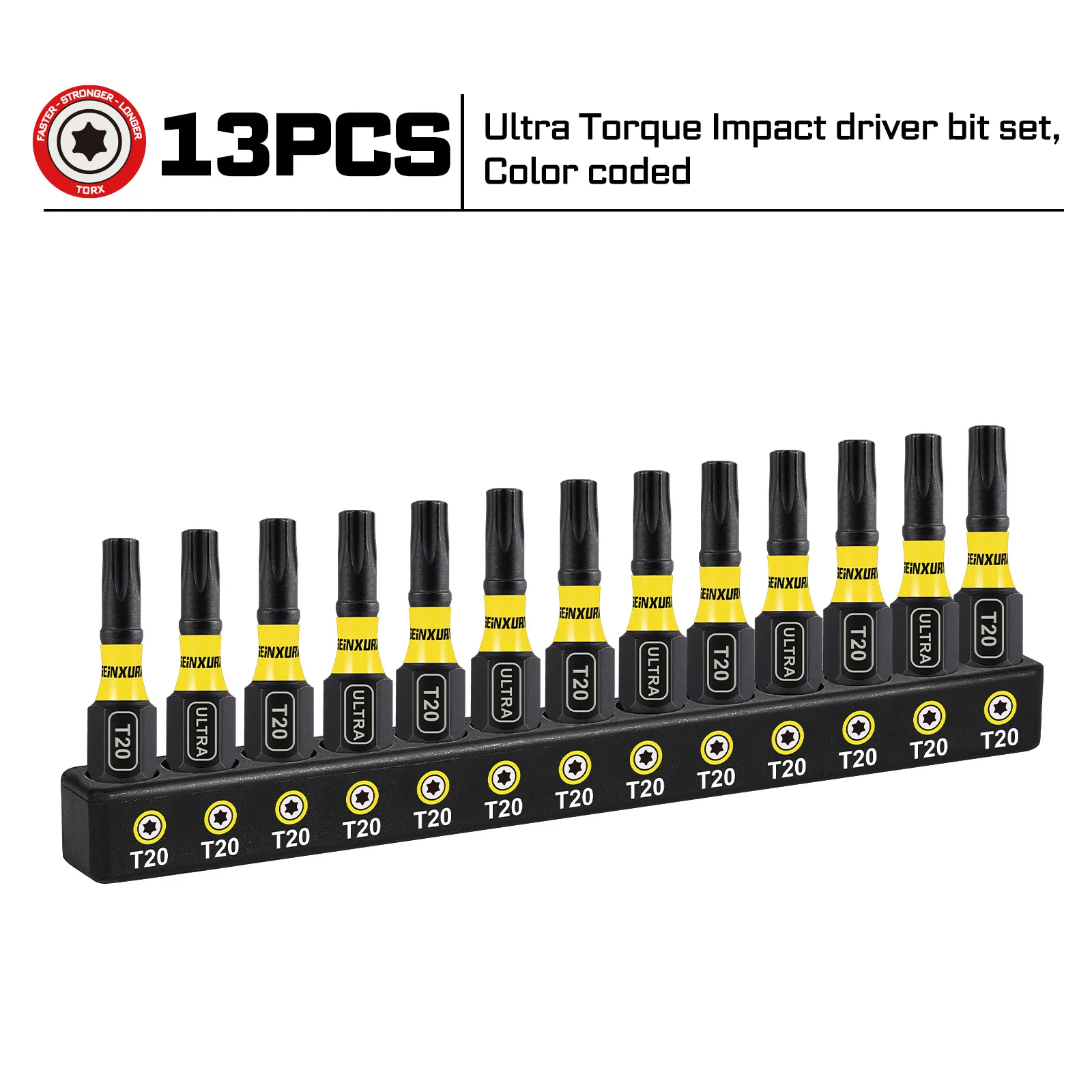 Heavy-Duty Impact Screwdriver Bits Set 20-29 Pieces 9 Heavy-Duty Impact Screwdriver Bits Set 20-29 Pieces - Image 9
