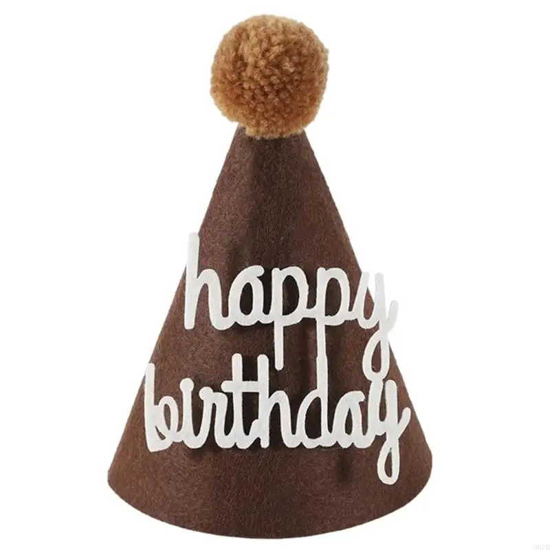 Baby Birthday Hat with Bear Detail in Soft Fabric 10 Baby Birthday Hat with Bear Detail in Soft Fabric - Image 10