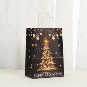 Elegant Black and Gold Christmas Gift Bags Set 16 Sdc7ace1eee994c40bfed7bba9085a4b3T