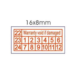 Warranty Security Stickers - 16x8mm Tamper-Evident 12 Sdcd107d4f2984610a6c5d5c751a5c72bH
