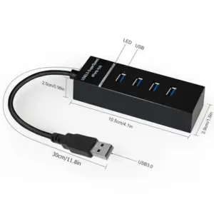 USB 3.0 Hub with 4 Ports for PC and Mac 11 Sdd1b84afadde40a99688429e6bd44e9fT