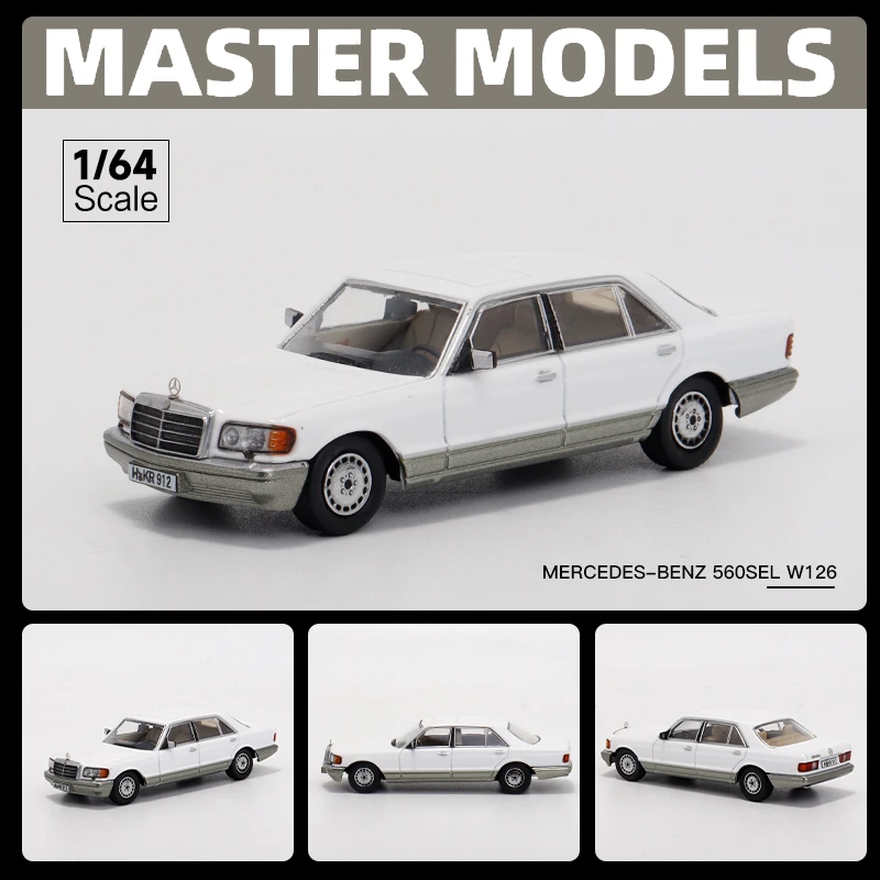 Mercedes-Benz 560 SEL 1/64 Diecast Model 10 Mercedes-Benz 560 SEL 1/64 Diecast Model - Image 10