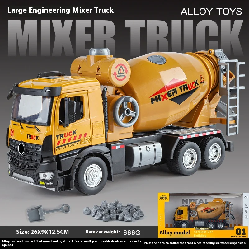 1:18 Scale Cement Mixer Truck Model 7 1:18 Scale Cement Mixer Truck Model - Image 7