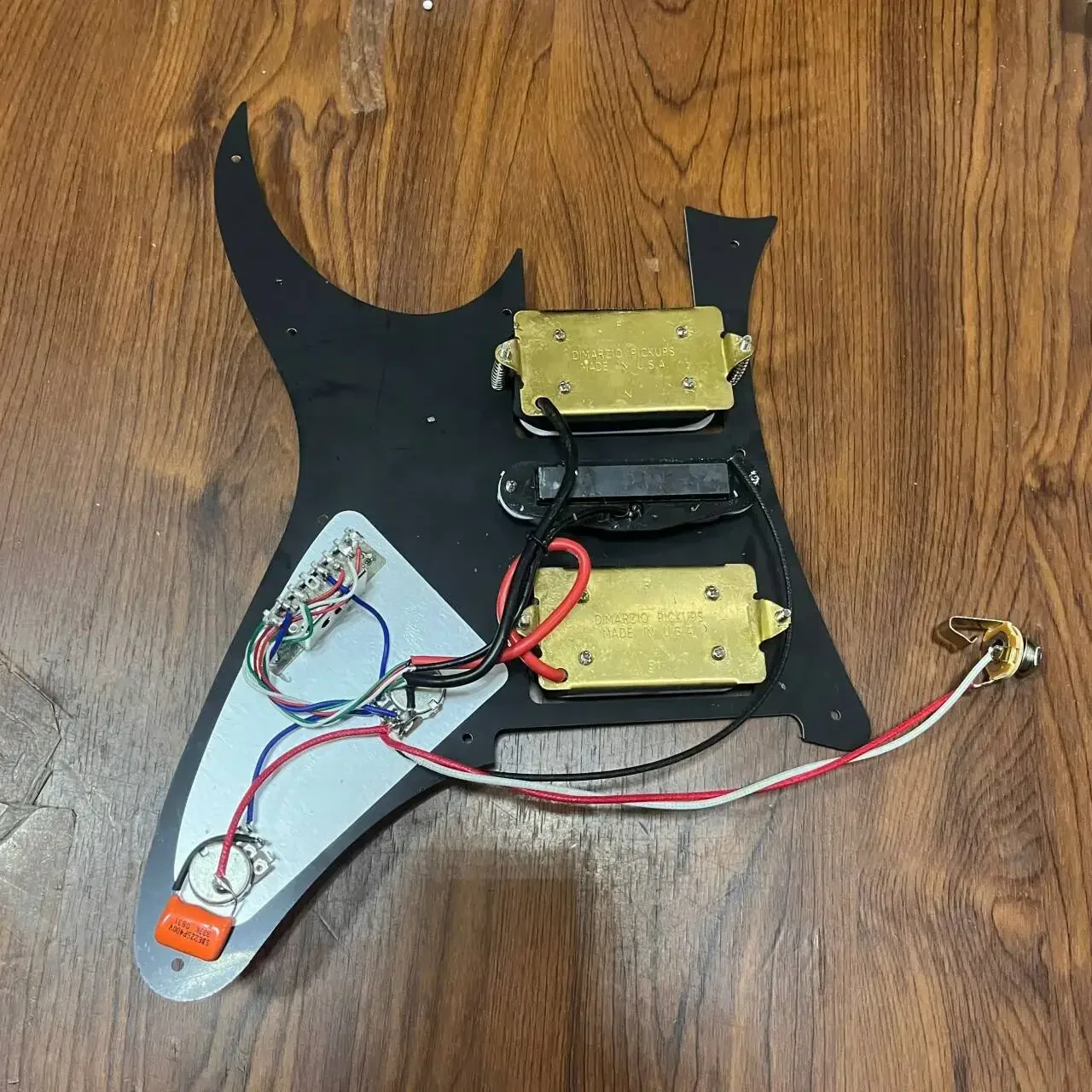 Black HSH Pickguard Set for Strat-Style Guitars 5 Black HSH Pickguard Set for Strat-Style Guitars - Image 5