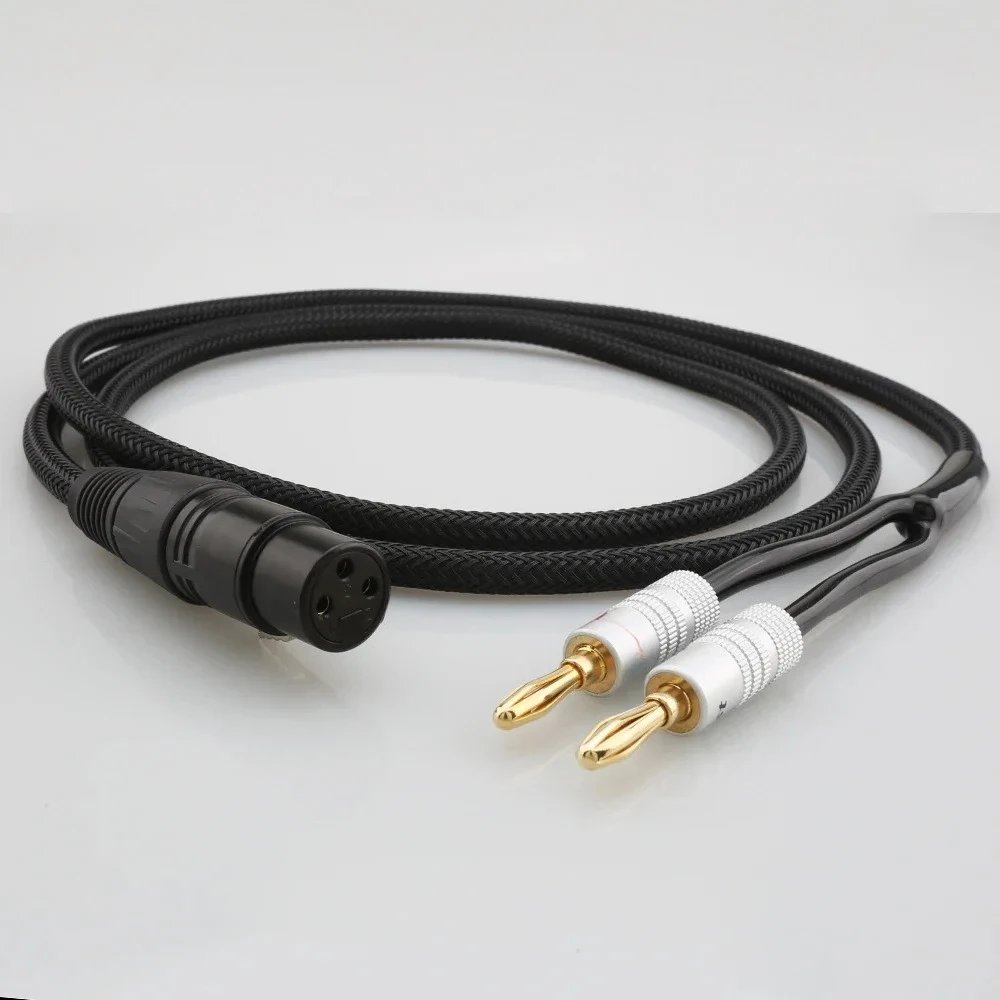High-Fidelity XLR to Banana Speaker Cable 2 High-Fidelity XLR to Banana Speaker Cable - Image 2