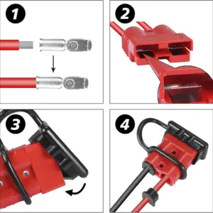 Heavy-Duty Anderson Power Connector, 50A-350A 12 Sddc89128d9694ed194e7953c73712457N