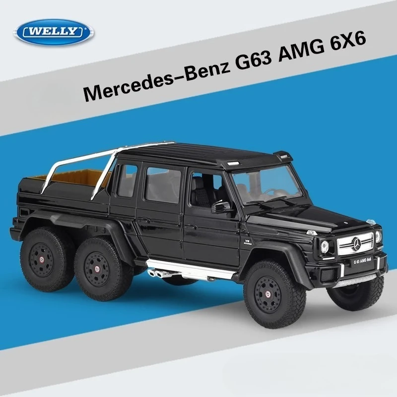 Mercedes-Benz G63 AMG 6x6 1/24 Diecast Model 2 Mercedes-Benz G63 AMG 6x6 1/24 Diecast Model - Image 2