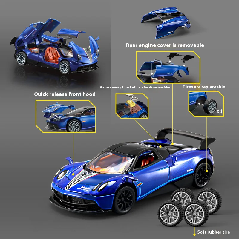 ZONDA R 1/43 Scale Die-Cast Model Car 3 ZONDA R 1/43 Scale Die-Cast Model Car - Image 3