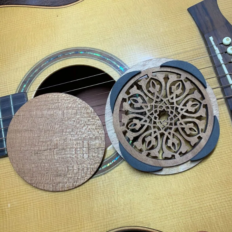 Mahogany Soundhole Cover for 40/41 Inch Guitars 5 Mahogany Soundhole Cover for 40/41 Inch Guitars - Image 5