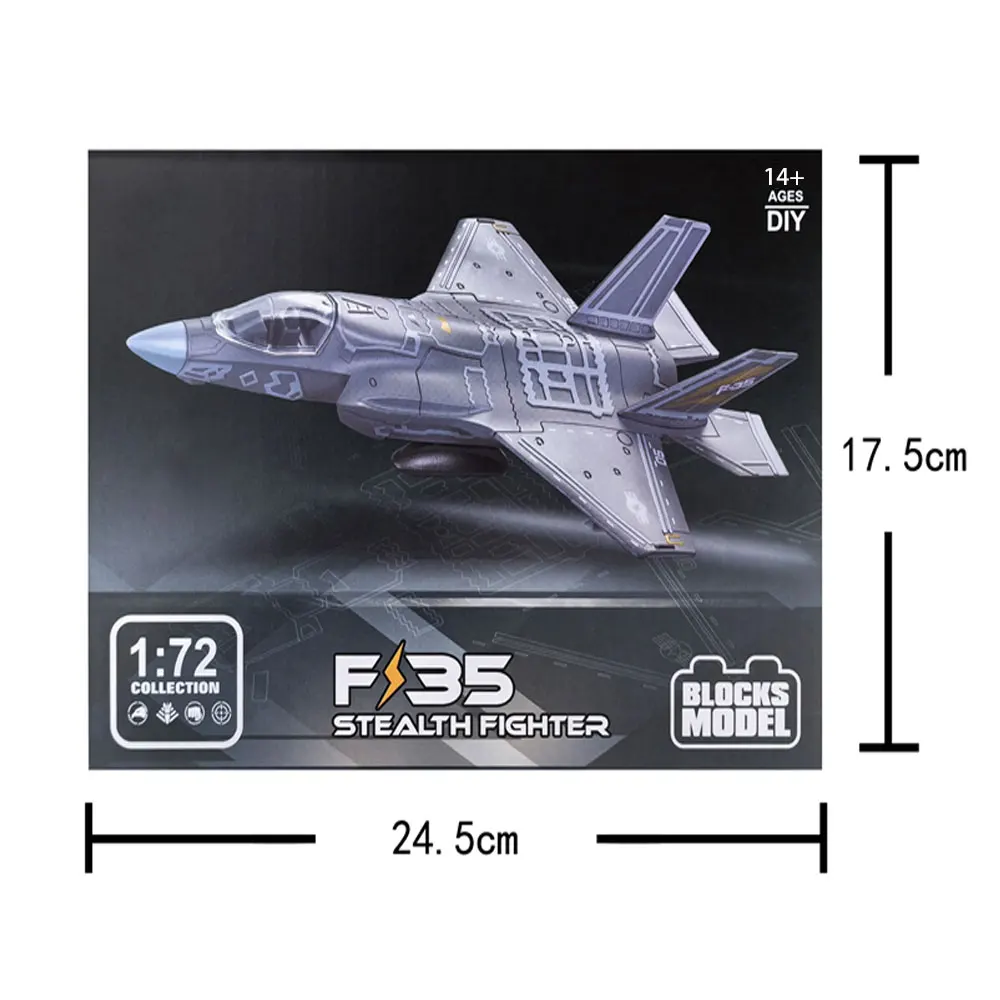 1/72 F-35 Fighter Jet Model Kit 6 1/72 F-35 Fighter Jet Model Kit - Image 6