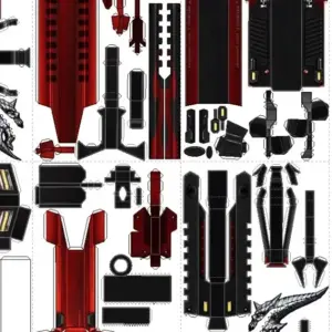 Red Lotus Balrog Paper Model Puzzle for Collectors 10 Sde035ccab2e9475aae5da72c1bfbbd31B