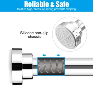 Modern Black Stainless Steel Tension Shower Rod 12 Sde265db4eda24de18cb579f6f975d948d