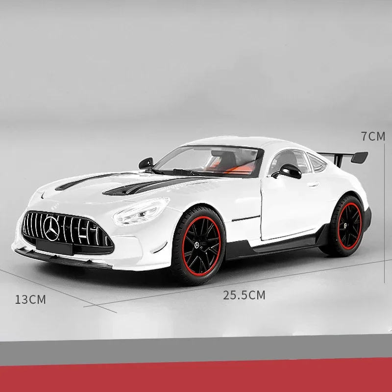 Light Blue Mercedes Benz GTR Miniature 1:18 Scale 7 Light Blue Mercedes Benz GTR Miniature 1:18 Scale - Image 7
