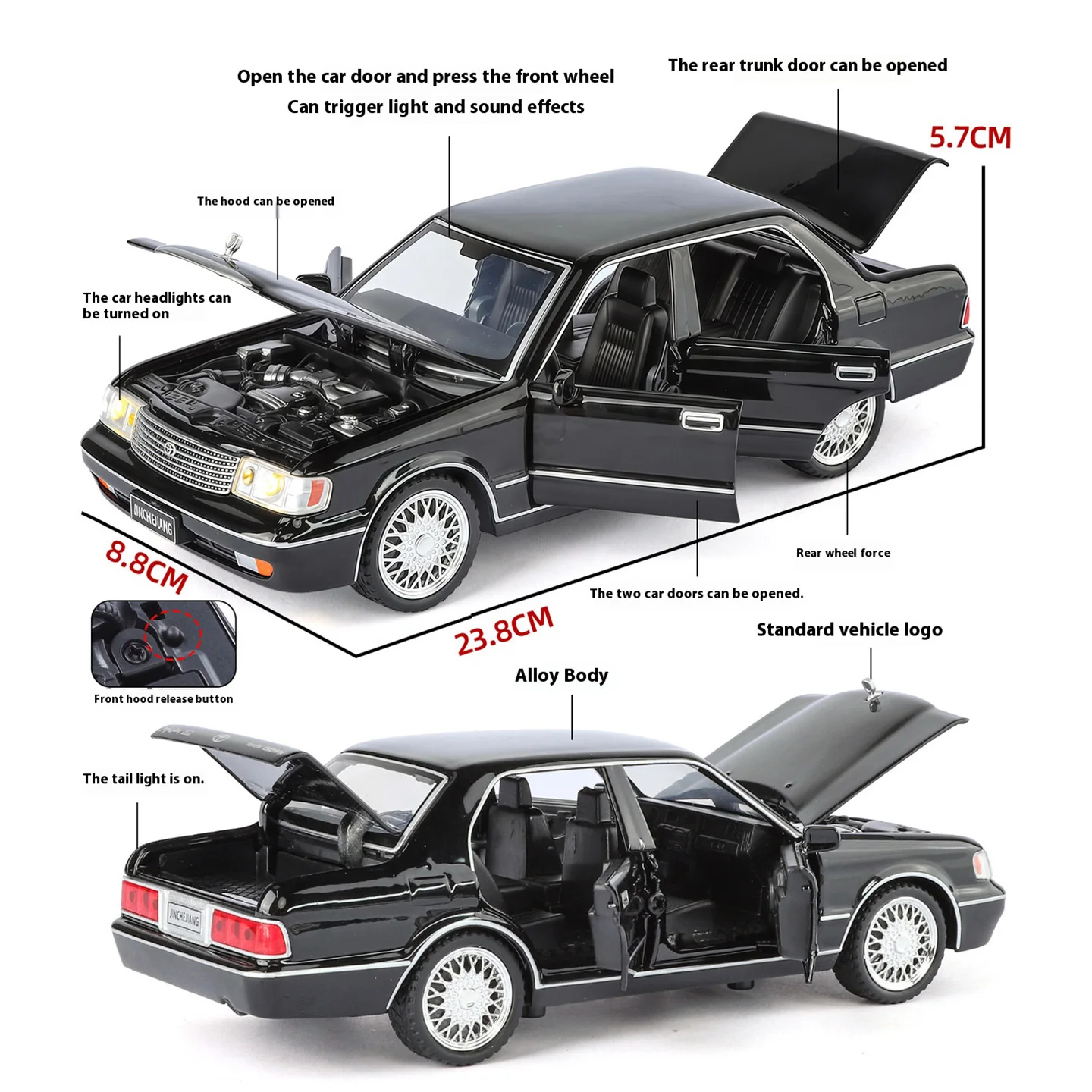 1/32 Die-Cast Toyota Crown Model Replica 6 1/32 Die-Cast Toyota Crown Model Replica - Image 6