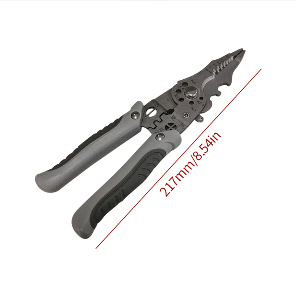 21-In-1 Stainless Steel Wire Stripping Pliers 6 21-In-1 Stainless Steel Wire Stripping Pliers - Image 6