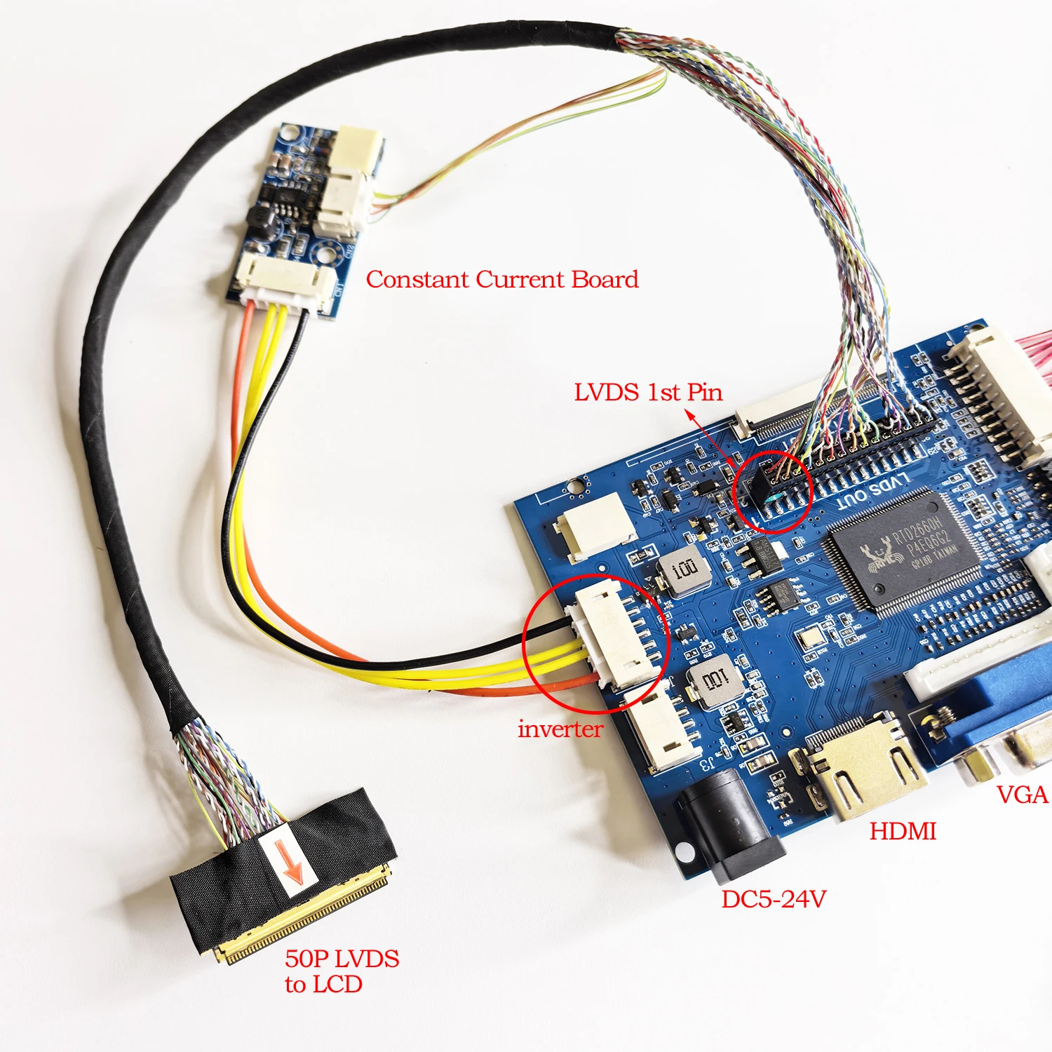 10.1-inch LCD Controller Driver Board Kit 4 10.1-inch LCD Controller Driver Board Kit - Image 4
