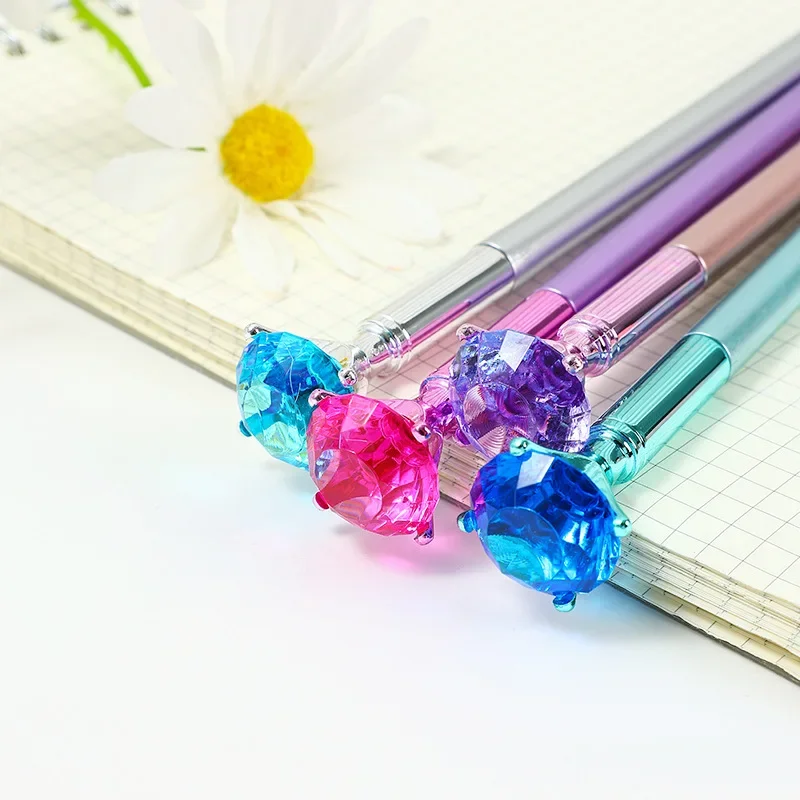 Set of 10 Crystal Rose Gel Pens in Pastel Hues 2 Set of 10 Crystal Rose Gel Pens in Pastel Hues - Image 2