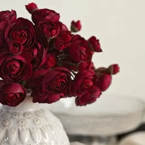 Wine Silk Ranunculus Flower Set - 18 Pcs 10 Sdf03bbc2eae147e5a0fb2755791cd03a9