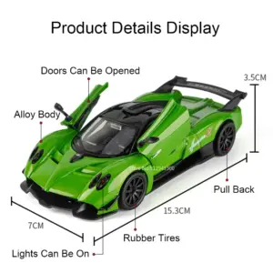 Pagani Huayra BC 1:32 Scale Diecast Model 12 Sdf2db5c0ed80451b917fe616d2fab65fB