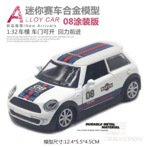Mini Cooper Classic 1:32 Diecast Model in Vibrant Colors 16 Sdf42f4343308466ebb514a6f7a632802Q