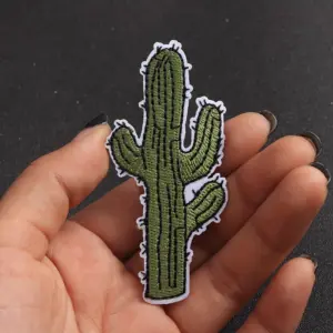 Cute Cartoon Cactus Patches Set of 5