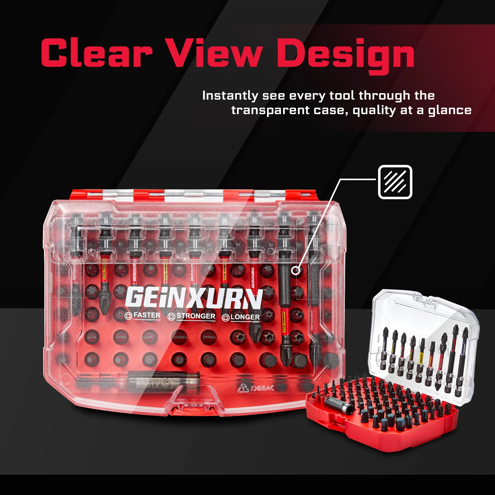 83-Piece Professional Driver Bit Set with Magnetic Tips 5 83-Piece Professional Driver Bit Set with Magnetic Tips - Image 5