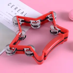 Colorful Five-Pointed Star Children's Tambourine 17 Sdfd6786b768c474585d15150b5969debI