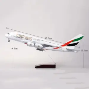 1/160 Emirates Airbus A380 Model with LED Option 11 Sdfdabe64d8d14cb2aaf4c4a0358476faD 1