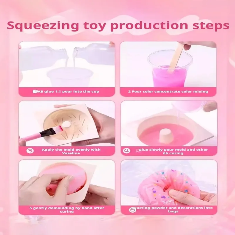 Kawaii DIY Squishy Craft Kit Set with 66 Pieces 4 Kawaii DIY Squishy Craft Kit Set with 66 Pieces - Image 4