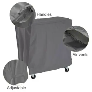 Outdoor Cooler Cart Cover 80-Quart Waterproof Grey 10 Se015ddb4cba644ecba627cffd934e29eh
