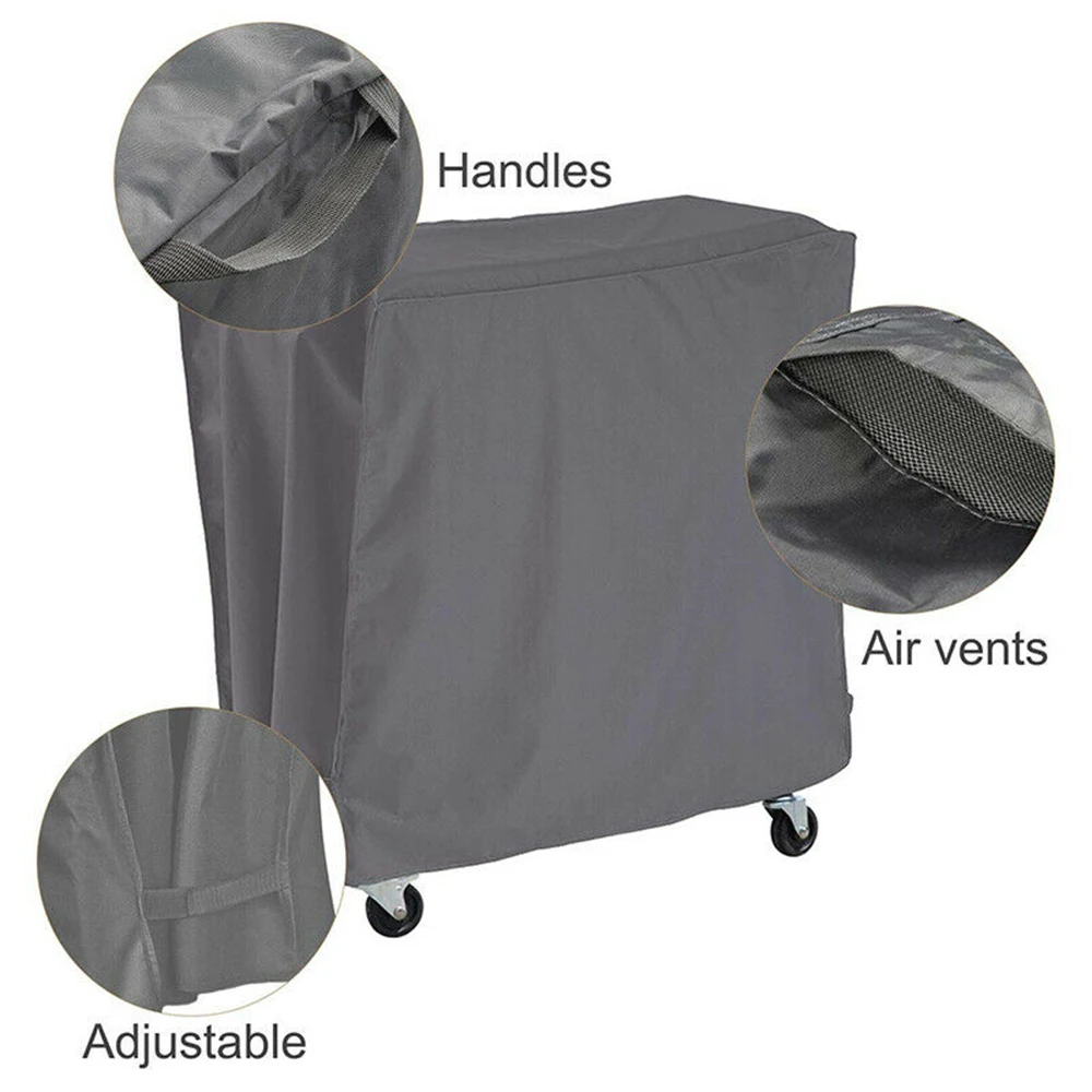 Outdoor Cooler Cart Cover 80-Quart Waterproof Grey 5 Outdoor Cooler Cart Cover 80-Quart Waterproof Grey - Image 5