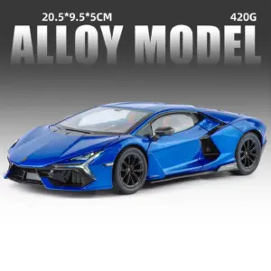 1:24 Blue Revuelto Supercar Diecast Model 14 Se01c70381c3940c38fff604de72494a0K